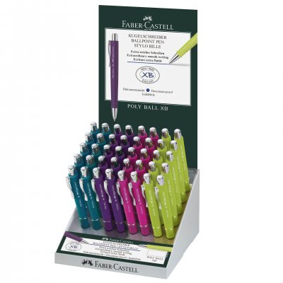 Faber-Castell Химикалка Poly Ball XB, 40 броя в дисплей