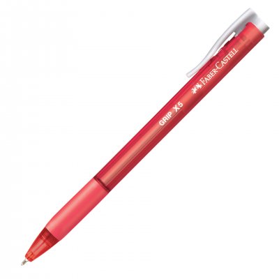 Faber-Castell Ролер Grip X, автоматичен, 0.5 mm, червен