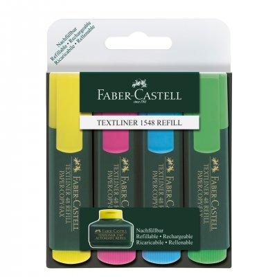 Faber-Castell Текст маркер 48, 4 цвята