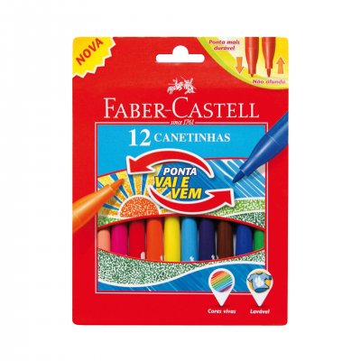 Faber-Castell флумастери Cushion 12 цвята