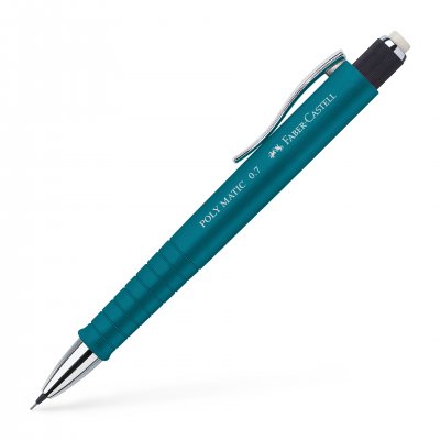 Faber-Castell Автоматичен молив Poly Matic, 0.7 mm, цвят петрол