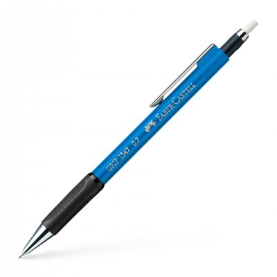 Faber-Castell Автоматичен молив Grip 1347, 0.7 mm, светлосин