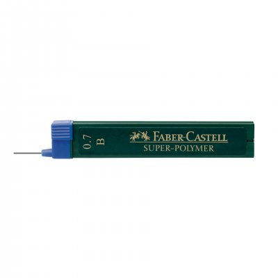 Faber-Castell Мини графити Super-Polymer, 0.7 mm, B, 12 броя