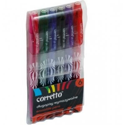 Химикалка с гума Grand GR-1204 Corretto 6 цвята