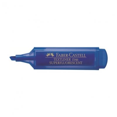 Текстмаркер Faber-Castell 1546 Син неон