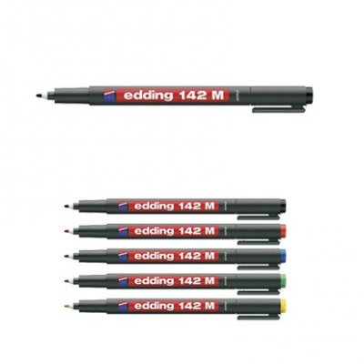 Перманентен маркер OHP Edding 142M Черен 1 mm