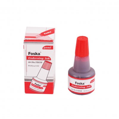 Foska Тампонно мастило, 30 ml, червено