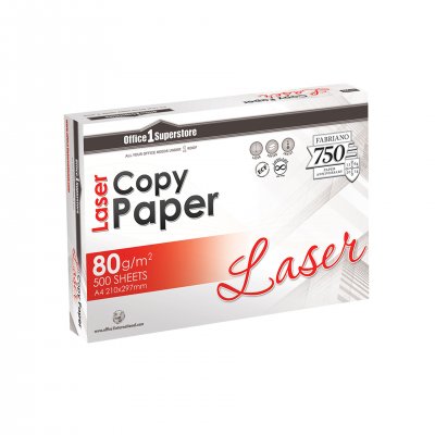 Office 1 Superstore Копирна хартия Laser Copy, A4, 80 g/m2, 500 листа