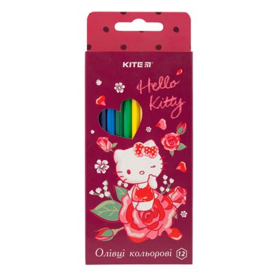 Цветни моливи Kite Hello Kitty 12 цвята