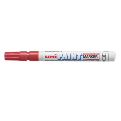 Paint маркер Uni PX-21 Объл връх Червен