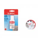 Течен коректор с четка GLOBOX, 20 гр, на ацетонова основа