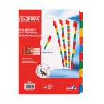 Разделители GLOBOX MYLAR цифри 1-10, картон, цветни