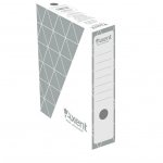 Архивна кутия картон Axent 350x255x80 mm Сив