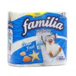 Тоалетна хартия Familia Ocean трипластова ароматизирана 4 бр. Бял