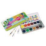 Aкварелни бои JOLLY SUPERTABS , метална кутия, 12 цвята