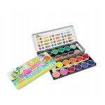 Aкварелни бои JOLLY SUPERTABS , метална кутия, 24 цвята