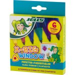 Маркери JOLLY X-BIG WINDOW за стъкло, 6 цвята