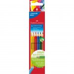 Faber-Castell Акварелни моливи Grip, 6 цвята