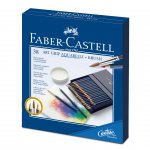 Faber-Castell Акварелни моливи Art Grip Aquarelle, 38 цвята, с четка