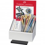 Faber-Castell Цветен молив Jumbo Grip, металикови цветове, 48 броя в дисплей