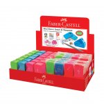 Faber-Castell Острилки и гуми Sleeve, 56 броя в дисплей