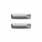 Faber-Castell Гума-капачка Grip 2001, сива, 2 броя