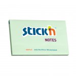 Stick'n Самозалепващи листчета, 76 x 127 mm, пастелни, 100 листа, зелени