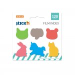 Stick'n Самозалепващи индекси Животни B, асорти, 120 броя