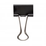 Top Office Щипки за пари, 19 mm, черни, 12 броя