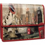 Panta Plast Папка London Collection, PP, тип хармоника, с капак, A4