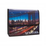Panta Plast Папка New York Collection, PP, тип хармоника, с капак, A4