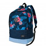 Target Раница Splash Floral Blue, синя