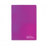 Fabriano Тетрадка Unitinta Punto Metallico, A5, широки редове, офсетова хартия, мека корица, 40 листа, цветове асорти