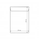 Airpoc Плик с въздушни мехурчета E/15, 275 x 240 mm, със самозалепваща лента, бял