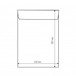 Airpoc Плик с въздушни мехурчета F/16, 350 x 240 mm, със самозалепваща лента, бял