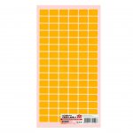 Top Office Самозалепващи етикети за цени, 12 x 18 mm, оранжеви, 960 броя