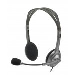 Logitech Слушалки H110, с микрофон, сиви