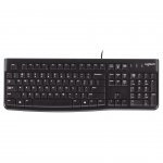 Logitech Клавиатура K120, USB, черна