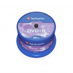 Verbatim CD-R, 700 MB, 52x, със защитно покритие, 50 броя в шпиндел
