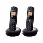 Panasonic DECT телефон KX-TGB212, FXB, безжичен, черен