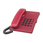 Panasonic Жичен телефон KX-TS500, червен