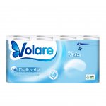 Volare Тоалетна хартия Pure, целулоза, трипластова, 135 къса, 16 броя