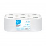Papernet Тоалетна хартия Mini Jumbo, двупластова, избелена, 400 g, 12 броя