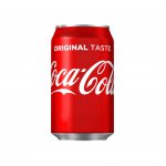 Coca-Cola Газирана напитка, 330 ml, в кен