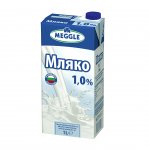 Meggle Прясно мляко, 1.0% масленост, 1 L, в кутия