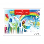 Faber-Castell Скицник за рисуване, 25 x 35 cm, 120 g/m2, спирала, картонена корица, 15 листа