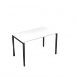 Narbutas Бюро Nova U, 1200x700x740 mm, бял HPL, черен метал, крак тип U