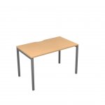 Narbutas Бюро Nova U, 1200x700x740 mm, меламин бук, сив метал, крак тип U