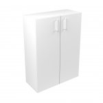 Narbutas Стелаж Nova Basic, 800x360x1092 mm, бял HPL, бяла правоъгълна дръжка