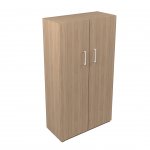 Narbutas Стелаж Nova Basic, 800x360x1444 mm, меламин кехлибарен дъб, бяла правоъгълна дръжка